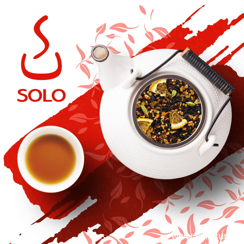 Чай черный Монах SOLO, ПЭТ БАНКА, 100г
