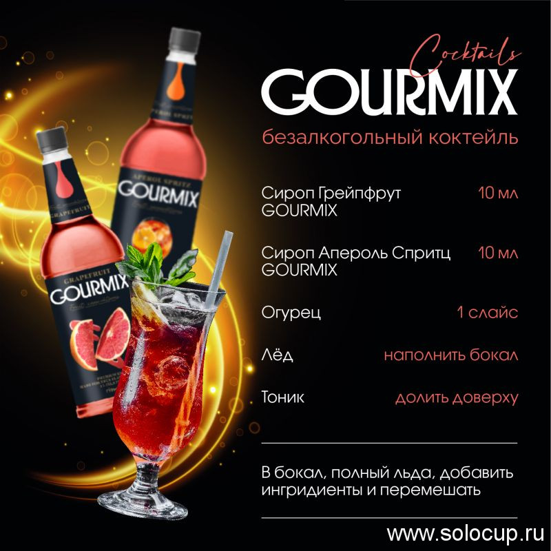 Сироп Апероль Спритц Fruit Innovations Gourmix 1000мл