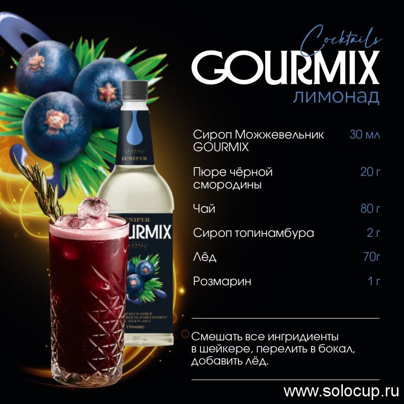 Сироп Можжевельник Gourmix 1000мл