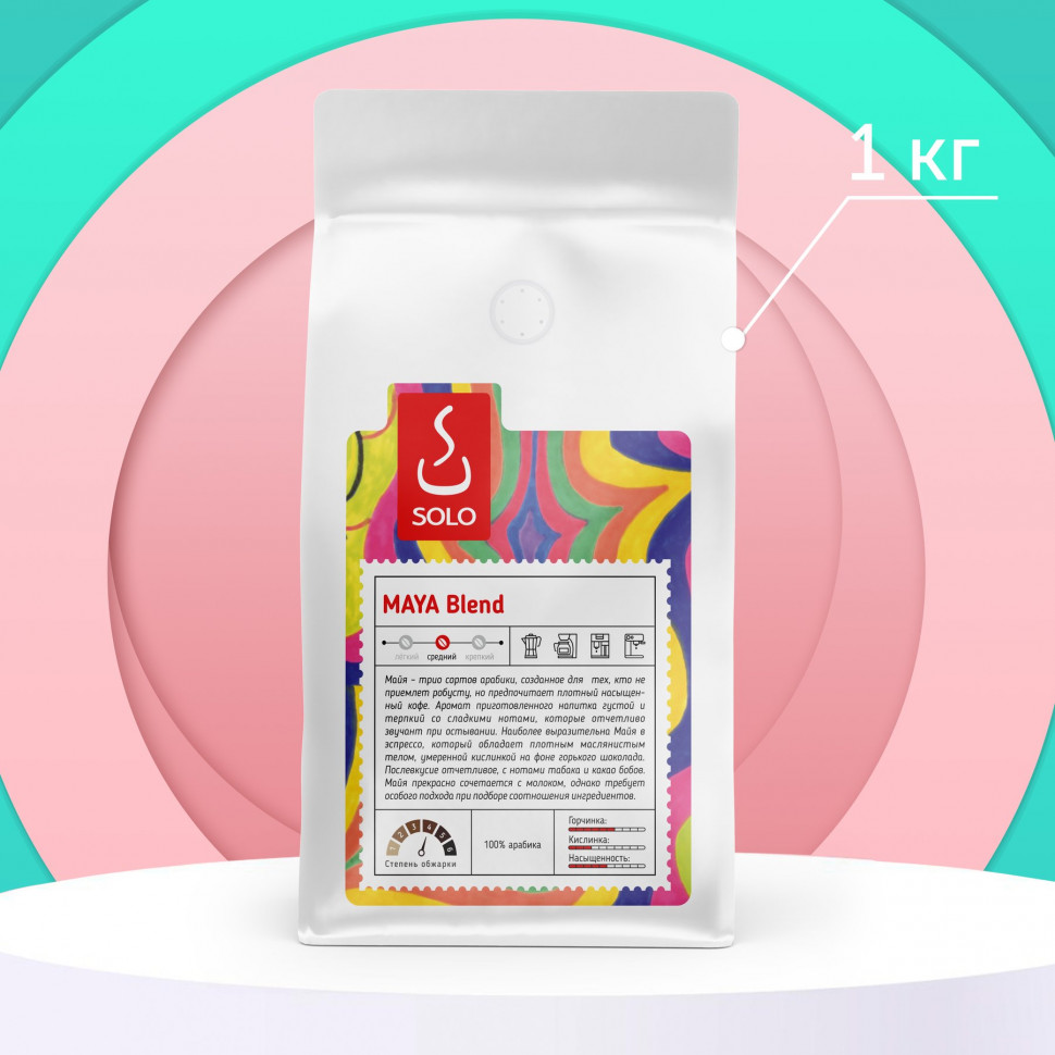Кофе МАЙЯ смесь, 100% Арабика