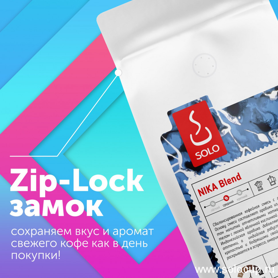 Кофе НИКА смесь Арабика 80% Робуста 20%
